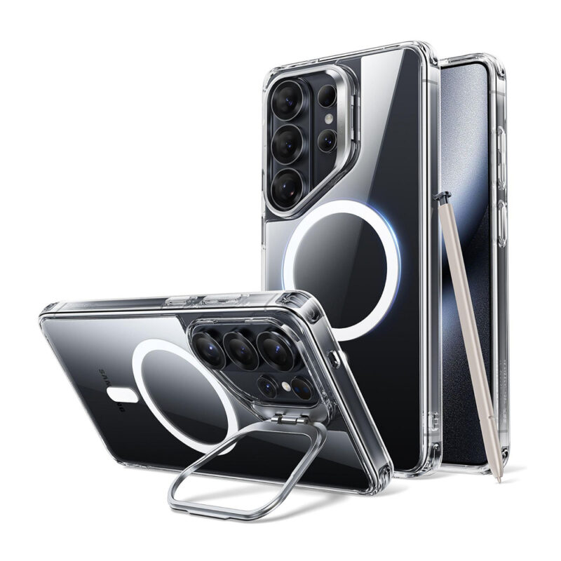 Capa ESR Hybrid Stash Stand p/Galaxy S26 Ultra Anti Impacto