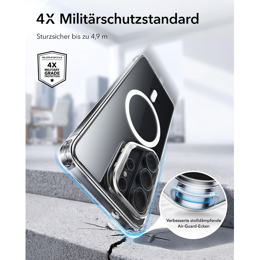 Capa ESR Hybrid Stash Stand p/Galaxy S26 Ultra Anti Impacto