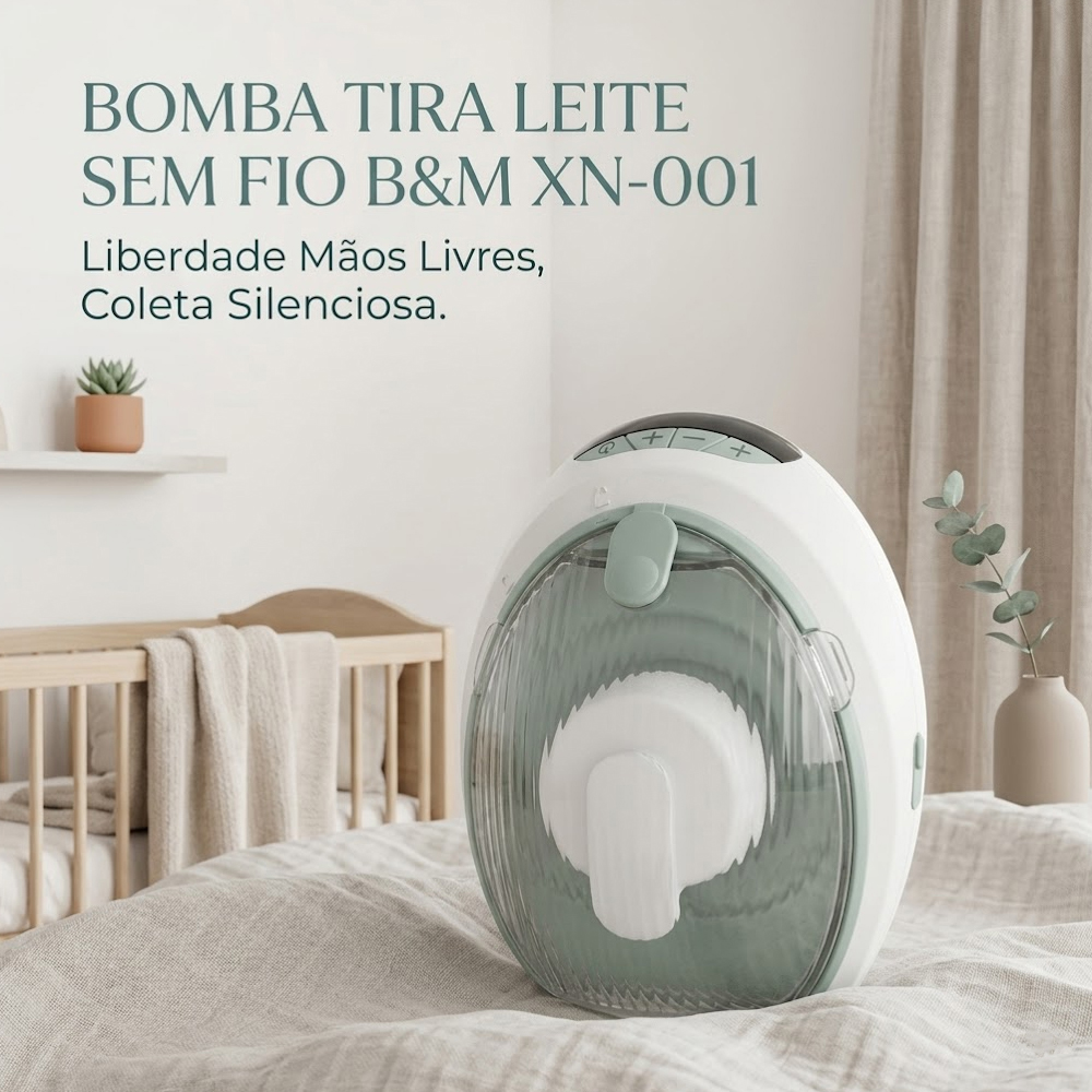 Bomba Tira Leite Life Viagens Portátil Sem Fio Recarregável